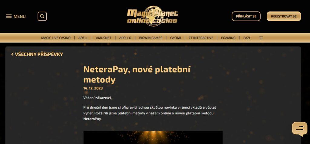 Stále více casin postupně přechází i na tuto alternativní možnost vkládání peněz.